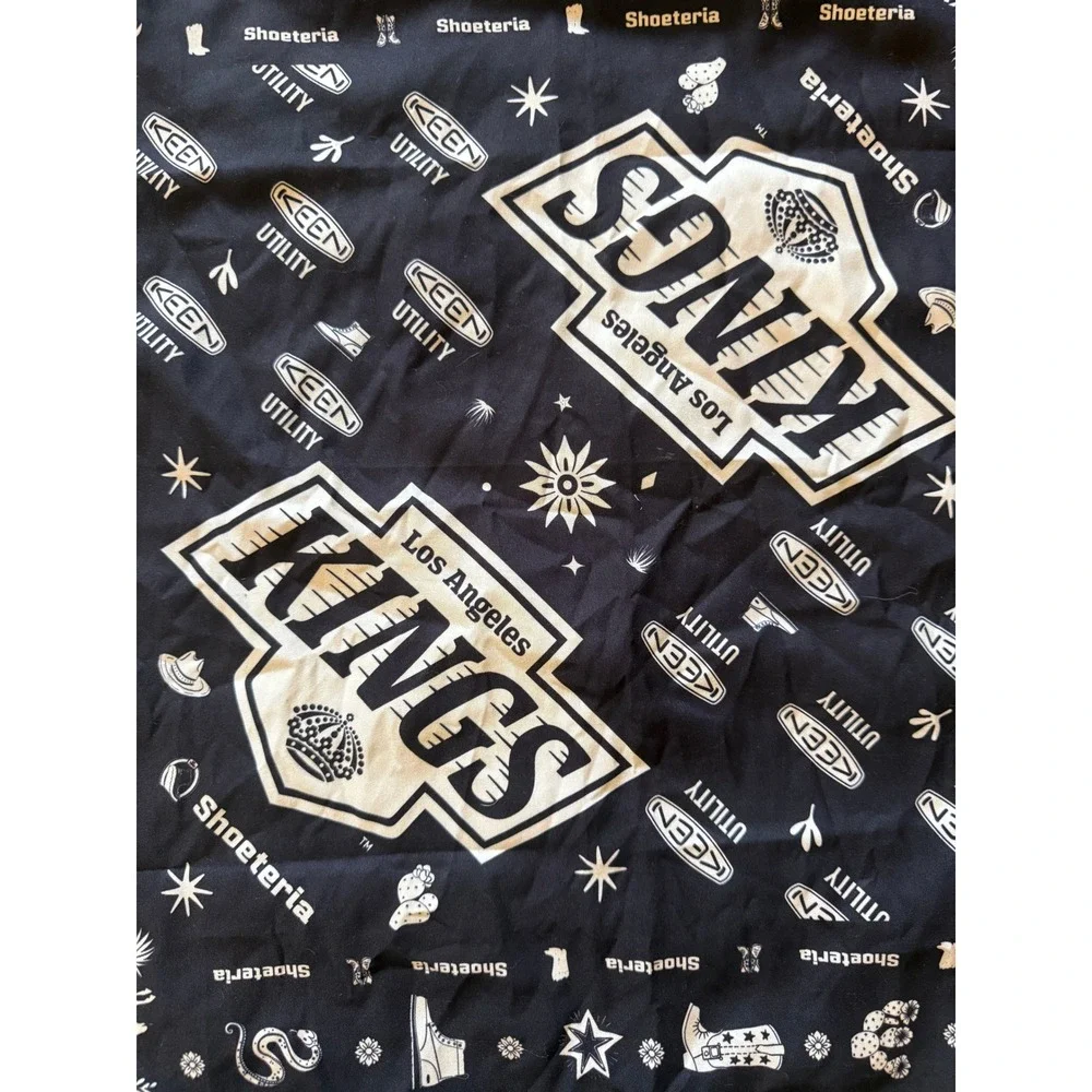 Keen Utility x LA Kings NHL Bandana Shoeteria American Built Black Scarf‎ (B)